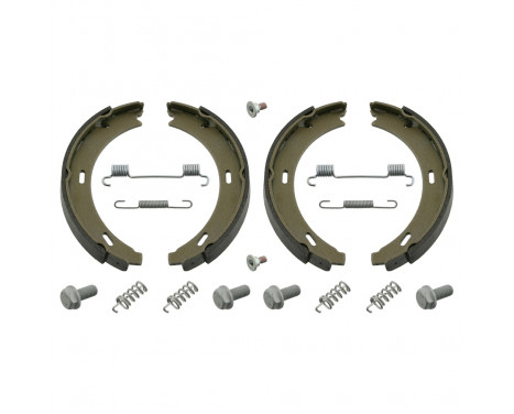 Bromsbackar, sats, parkeringsbroms 02100 FEBI
