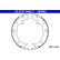 Bromsbackar, sats, parkeringsbroms 03.0137-0442.2 ATE