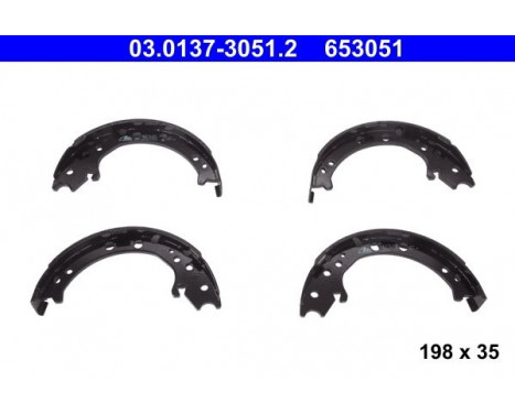 Bromsbackar, sats, parkeringsbroms 03.0137-3051.2 ATE, bild 2