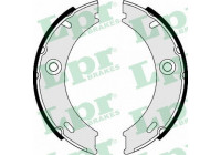 Bromsbackar, sats, parkeringsbroms 07970 Lpr