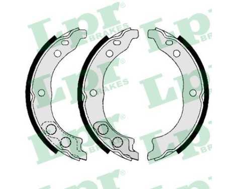 Bromsbackar, sats, parkeringsbroms 08900 Lpr