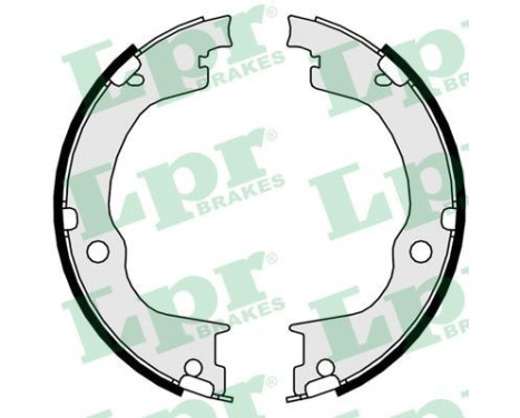 Bromsbackar, sats, parkeringsbroms 09750 Lpr