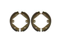 Bromsbackar, sats, parkeringsbroms 39716 FEBI