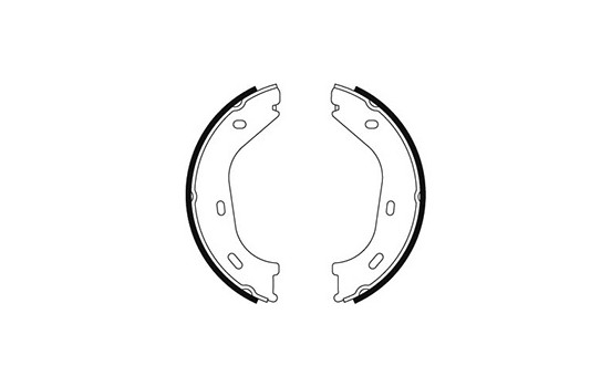 Bromsbackar, sats, parkeringsbroms 8728 ABS, bild 2