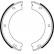 Bromsbackar, sats, parkeringsbroms 8863 ABS