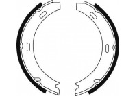 Bromsbackar, sats, parkeringsbroms 8902 ABS