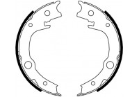 Bromsbackar, sats, parkeringsbroms 9182 ABS