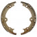 Bromsbackar, sats, parkeringsbroms 9338 ABS