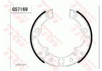 Bromsbackar, sats, parkeringsbroms GS7169 TRW