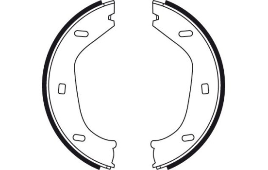 Bromsbackar, sats, parkeringsbroms GS8219 TRW, bild 2