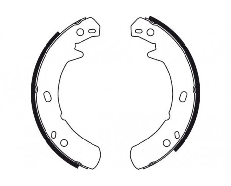 Bromsbackar, sats, parkeringsbroms GS8429 TRW, bild 2