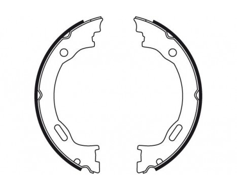 Bromsbackar, sats, parkeringsbroms GS8475 TRW, bild 4