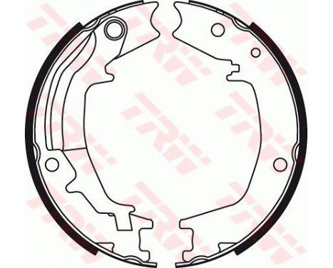 Bromsbackar, sats, parkeringsbroms GS8489 TRW