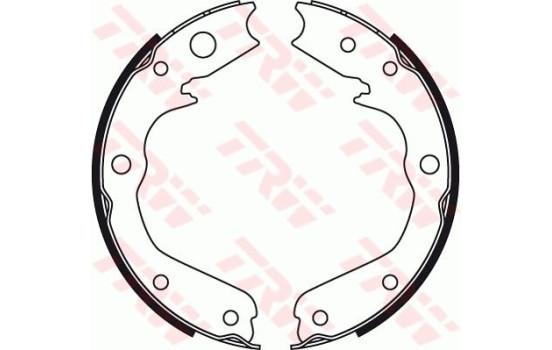 Bromsbackar, sats, parkeringsbroms GS8497 TRW