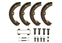Bromsbackar, sats, parkeringsbroms GS8721 TRW