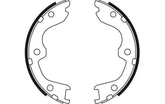 Bromsbackar, sats, parkeringsbroms GS8730 TRW, bild 2