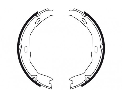 Bromsbackar, sats, parkeringsbroms GS8745 TRW, bild 3