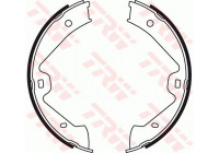 Bromsbackar, sats, parkeringsbroms GS8776 TRW