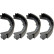 Bromsbackar, sats, parkeringsbroms GS8856 TRW, miniatyr 2