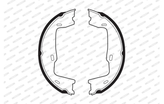 Bromsbackar, sats, parkeringsbroms PREMIER FSB227 Ferodo, bild 2