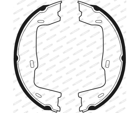 Bromsbackar, sats, parkeringsbroms PREMIER FSB227 Ferodo, bild 3