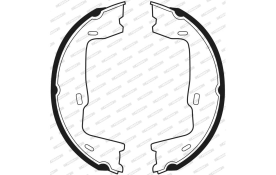 Bromsbackar, sats, parkeringsbroms PREMIER FSB227 Ferodo, bild 3