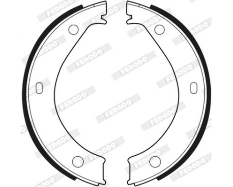 Bromsbackar, sats, parkeringsbroms PREMIER FSB272 Ferodo, bild 3