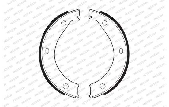 Bromsbackar, sats, parkeringsbroms PREMIER FSB272 Ferodo, bild 2