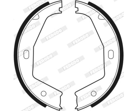 Bromsbackar, sats, parkeringsbroms PREMIER FSB292 Ferodo, bild 3