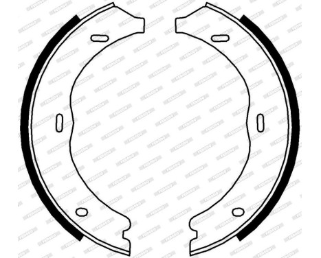 Bromsbackar, sats, parkeringsbroms PREMIER FSB4003 Ferodo, bild 3