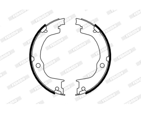 Bromsbackar, sats, parkeringsbroms PREMIER FSB4006 Ferodo, bild 2