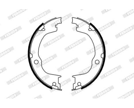 Bromsbackar, sats, parkeringsbroms PREMIER FSB4006 Ferodo, bild 2