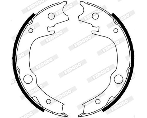 Bromsbackar, sats, parkeringsbroms PREMIER FSB4014 Ferodo, bild 2