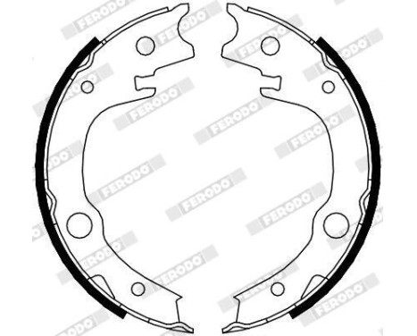 Bromsbackar, sats, parkeringsbroms PREMIER FSB4014 Ferodo, bild 2