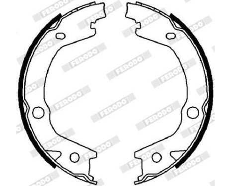 Bromsbackar, sats, parkeringsbroms PREMIER FSB4021 Ferodo, bild 2