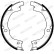 Bromsbackar, sats, parkeringsbroms PREMIER FSB4049 Ferodo, miniatyr 2