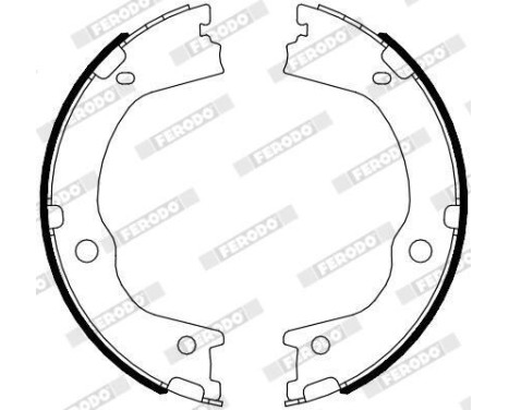 Bromsbackar, sats, parkeringsbroms PREMIER FSB4089 Ferodo, bild 2