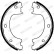 Bromsbackar, sats, parkeringsbroms PREMIER FSB4103 Ferodo, miniatyr 2