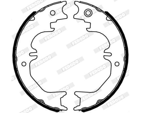 Bromsbackar, sats, parkeringsbroms PREMIER FSB4125 Ferodo, bild 2