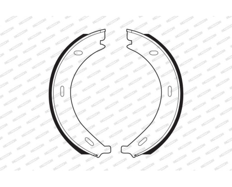 Bromsbackar, sats, parkeringsbroms PREMIER FSB536 Ferodo, bild 2