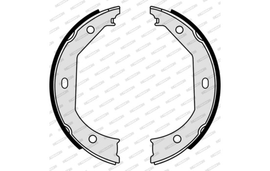 Bromsbackar, sats, parkeringsbroms PREMIER FSB585 Ferodo, bild 2