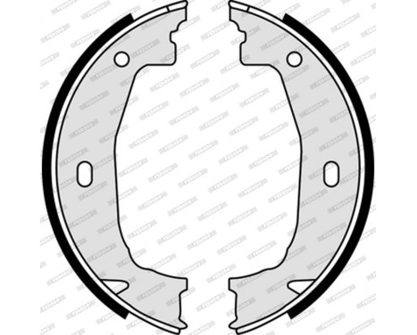 Bromsbackar, sats, parkeringsbroms PREMIER FSB592 Ferodo, bild 2