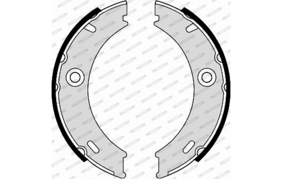 Bromsbackar, sats, parkeringsbroms PREMIER FSB625 Ferodo, bild 3