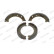 Bromsbackar, sats, parkeringsbroms PREMIER FSB646 Ferodo