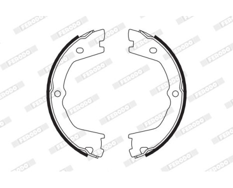 Bromsbackar, sats, parkeringsbroms PREMIER FSB658 Ferodo, bild 2