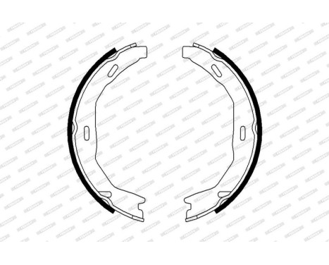 Bromsbackar, sats, parkeringsbroms PREMIER FSB690 Ferodo, bild 2