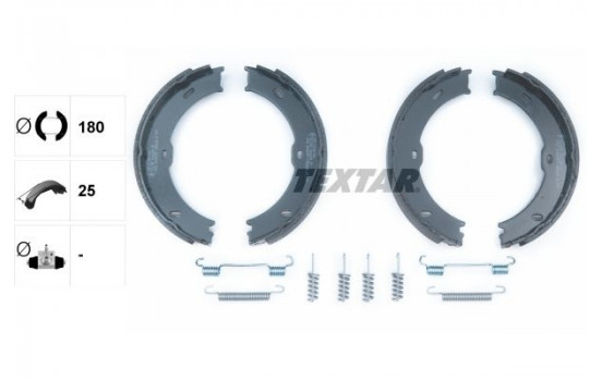 Bromsbackar, sats, parkeringsbroms