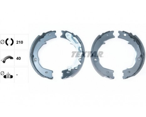 Bromsbackar, sats, parkeringsbroms