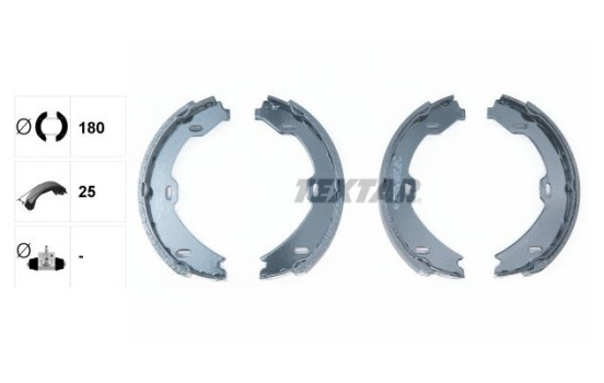 Bromsbackar, sats, parkeringsbroms