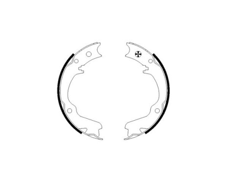 Bromsbackar, sats, parkeringsbroms